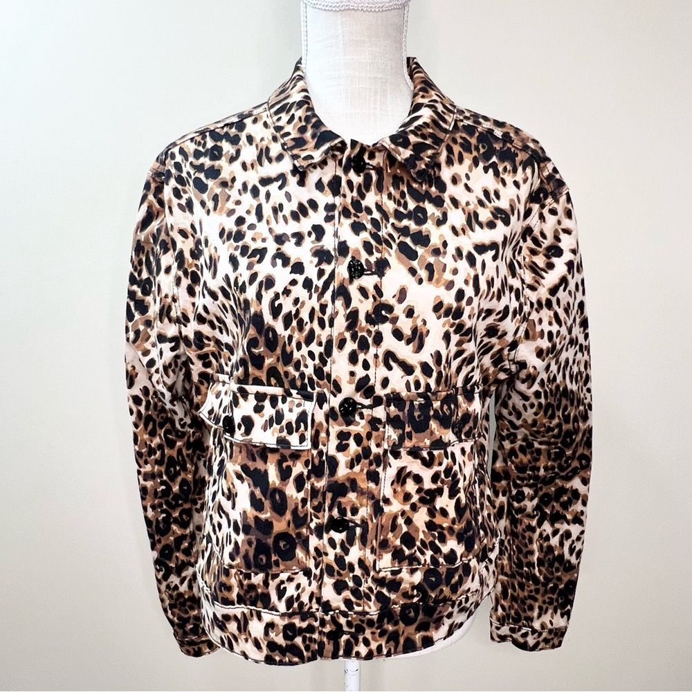 LuLaRoe Lepoard Animal Print Kenny Jacket Large
